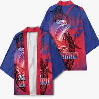 Guam Blue Marlin Fishing Kimono Guahan Fish Hook Tattoo