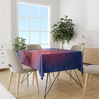 Guam Blue Marlin Fishing Tablecloth Guahan Fish Hook Tattoo