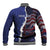Personalized Hawaii Statehood Day Baseball Jacket 66th Anniversary - Polynesian Pride