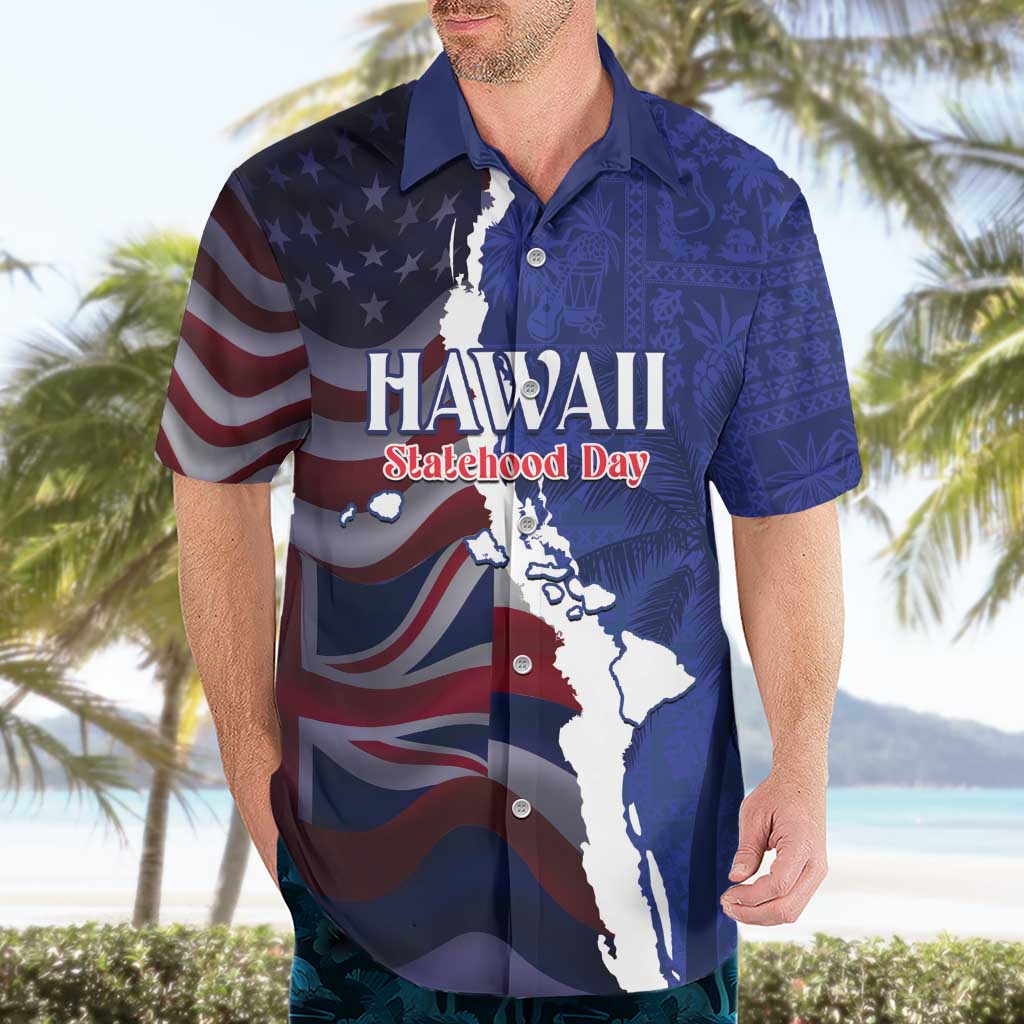 Personalized Hawaii Statehood Day Hawaiian Shirt 66th Anniversary - Polynesian Pride