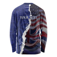 Personalized Hawaii Statehood Day Long Sleeve Shirt 66th Anniversary - Polynesian Pride