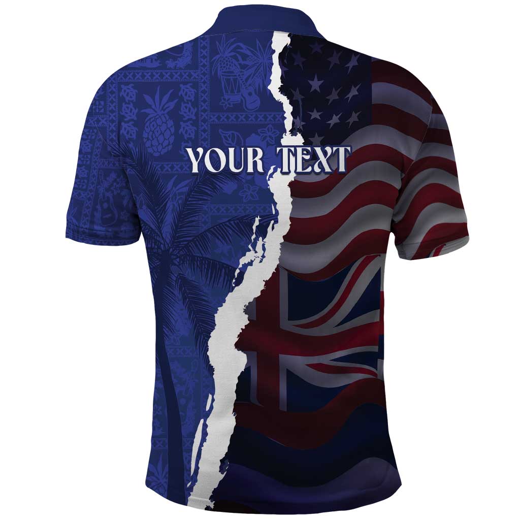 Personalized Hawaii Statehood Day Polo Shirt 66th Anniversary - Polynesian Pride