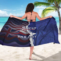 Personalized Hawaii Statehood Day Sarong 66th Anniversary - Polynesian Pride