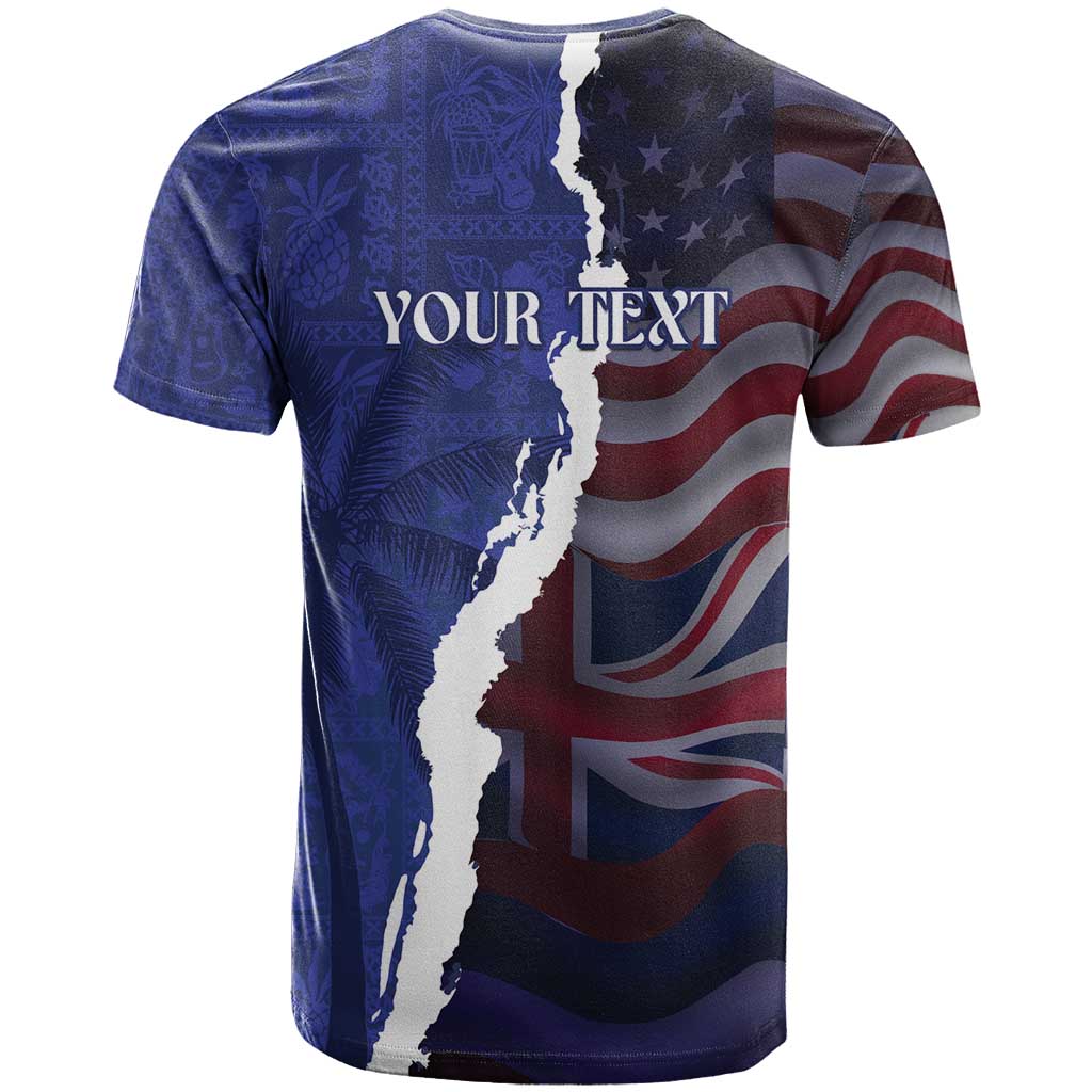 Personalized Hawaii Statehood Day T Shirt 66th Anniversary - Polynesian Pride