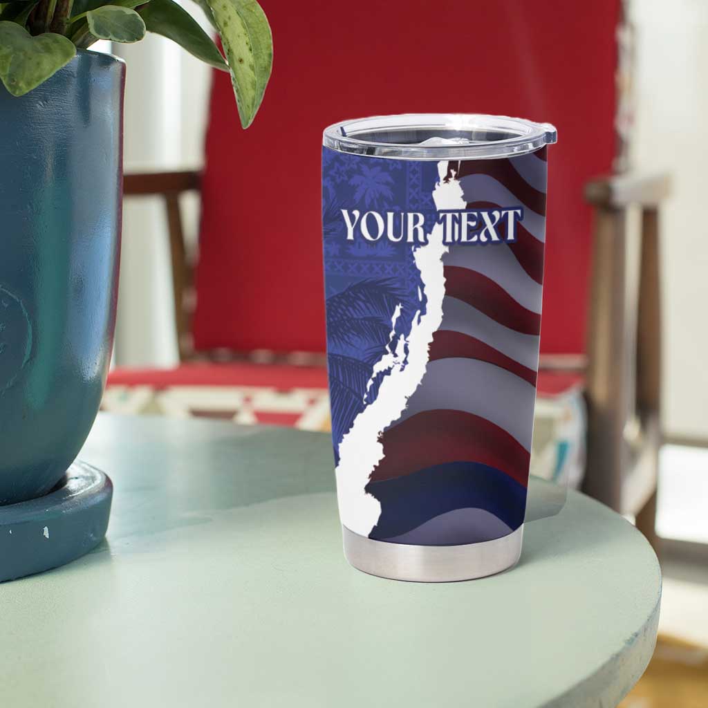 Personalized Hawaii Statehood Day Tumbler Cup 66th Anniversary - Polynesian Pride