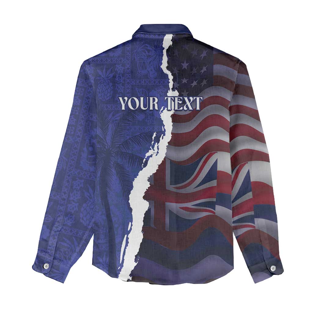 Personalized Hawaii Statehood Day Women Casual Shirt 66th Anniversary - Polynesian Pride