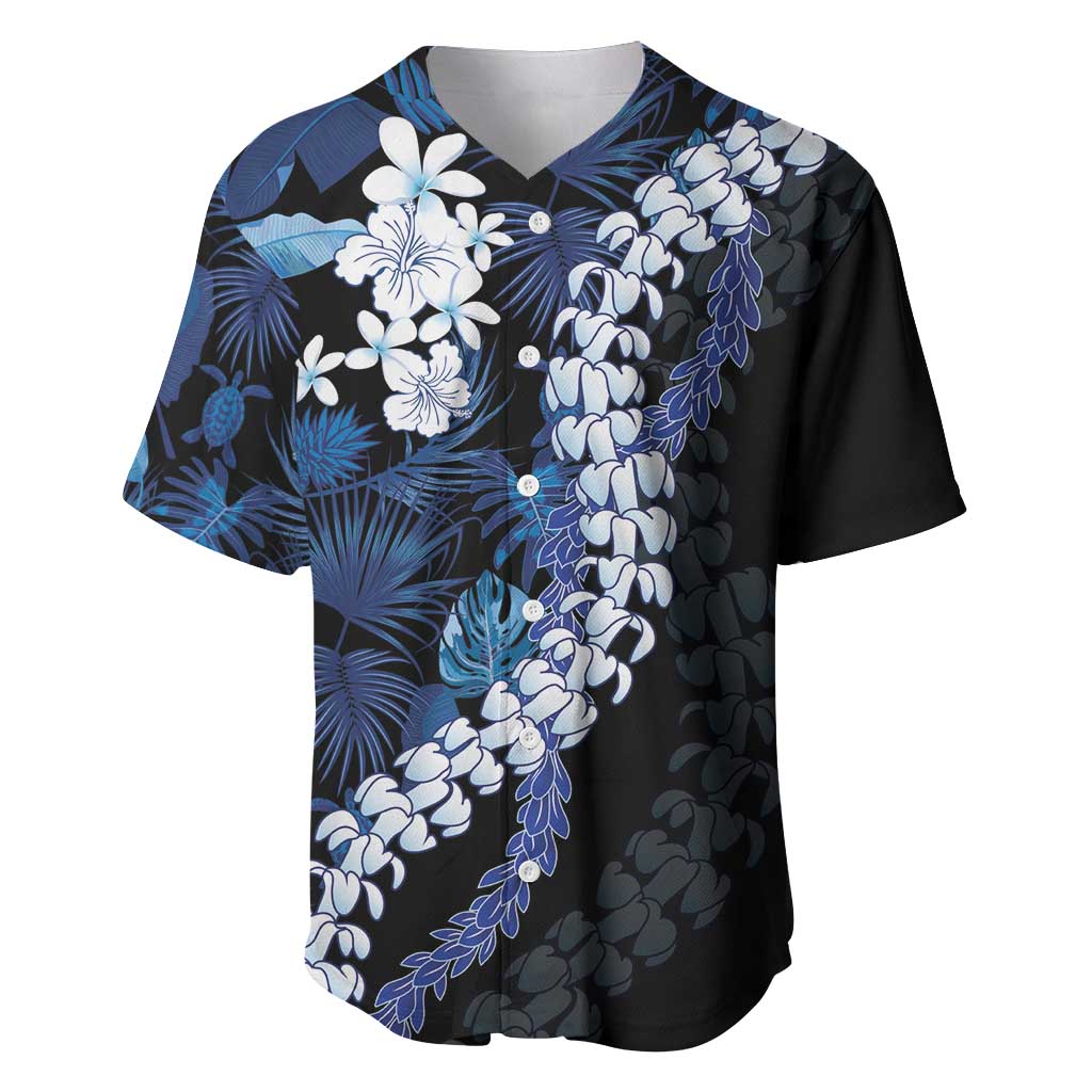 Polu Aloha Hawaii Lei Baseball Jersey Tropical Flowers Elegant Vibe - Polynesian Pride