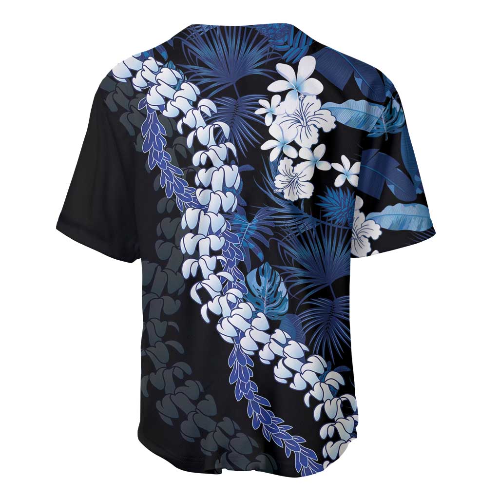 Polu Aloha Hawaii Lei Baseball Jersey Tropical Flowers Elegant Vibe - Polynesian Pride