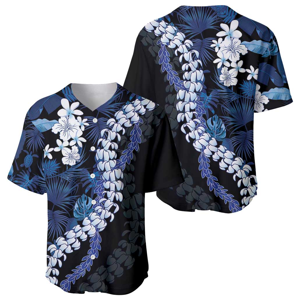 Polu Aloha Hawaii Lei Baseball Jersey Tropical Flowers Elegant Vibe - Polynesian Pride