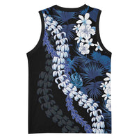Polu Aloha Hawaii Lei Basketball Jersey Tropical Flowers Elegant Vibe - Polynesian Pride