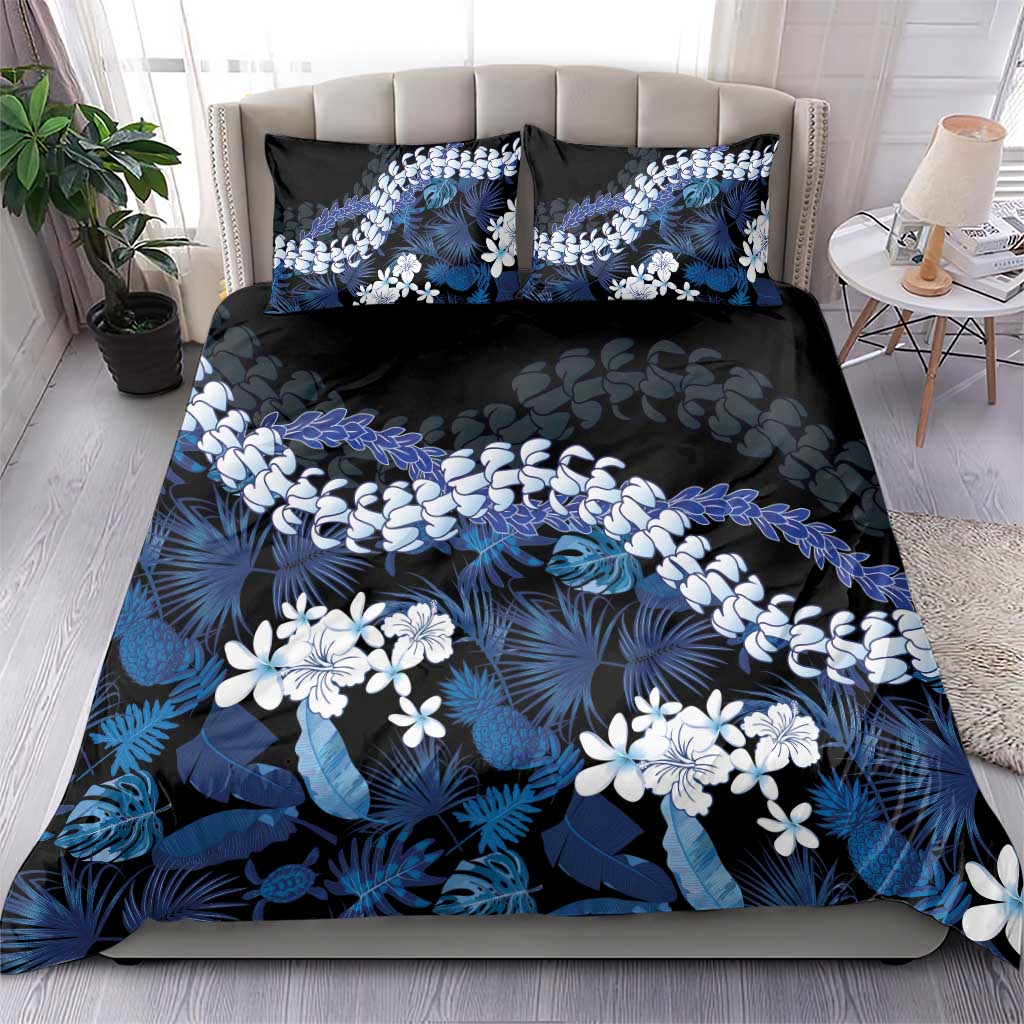 Polu Aloha Hawaii Lei Bedding Set Tropical Flowers Elegant Vibe - Polynesian Pride