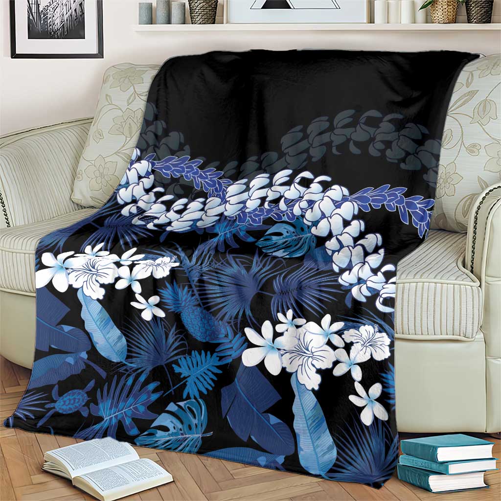 Polu Aloha Hawaii Lei Blanket Tropical Flowers Elegant Vibe - Polynesian Pride