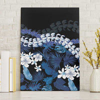 Polu Aloha Hawaii Lei Canvas Wall Art Tropical Flowers Elegant Vibe - Polynesian Pride