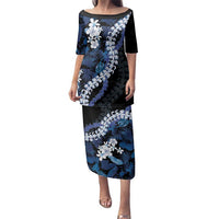 Polu Aloha Hawaii Lei Family Matching Puletasi and Hawaiian Shirt Tropical Flowers Elegant Vibe - Polynesian Pride