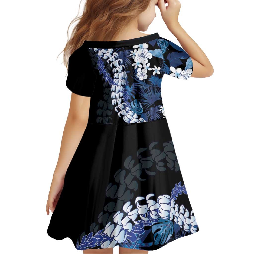 Polu Aloha Hawaii Lei Family Matching Short Sleeve Bodycon Dress and Hawaiian Shirt Tropical Flowers Elegant Vibe - Polynesian Pride