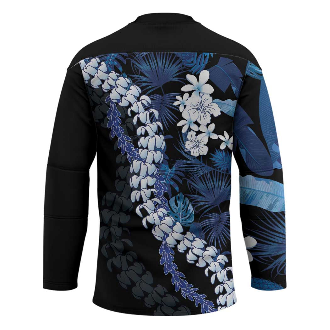 Polu Aloha Hawaii Lei Hockey Jersey Tropical Flowers Elegant Vibe LT14 - Polynesian Pride