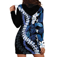 Polu Aloha Hawaii Lei Hoodie Dress Tropical Flowers Elegant Vibe - Polynesian Pride