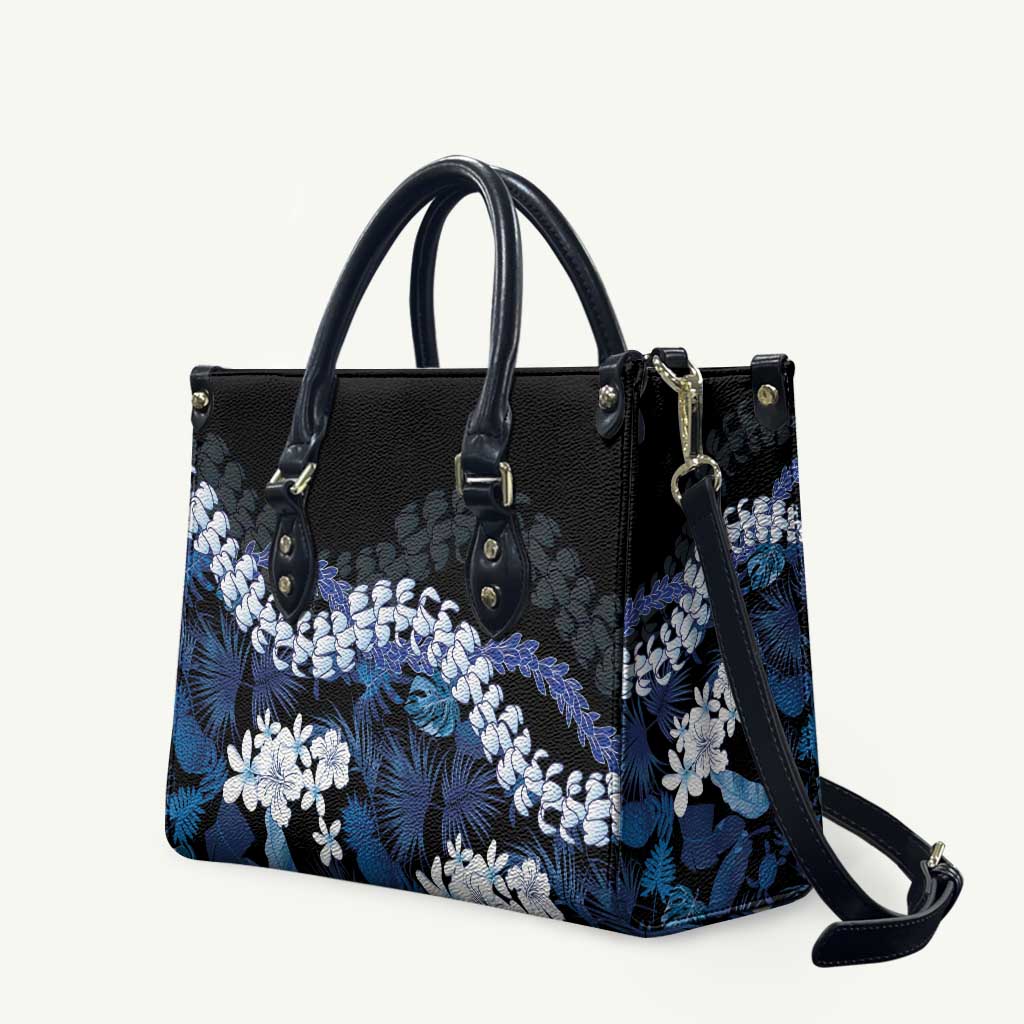 Polu Aloha Hawaii Lei Leather Bag Tropical Flowers Elegant Vibe - Polynesian Pride