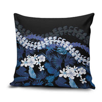 Polu Aloha Hawaii Lei Pillow Cover Tropical Flowers Elegant Vibe - Polynesian Pride