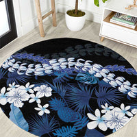 Polu Aloha Hawaii Lei Round Carpet Tropical Flowers Elegant Vibe - Polynesian Pride