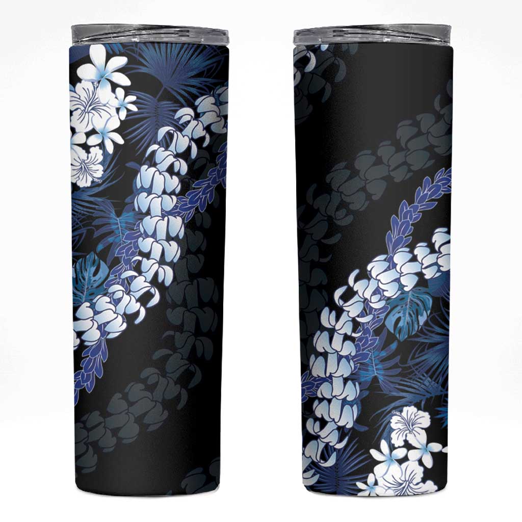 Polu Aloha Hawaii Lei Skinny Tumbler Tropical Flowers Elegant Vibe - Polynesian Pride
