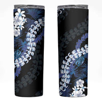 Polu Aloha Hawaii Lei Skinny Tumbler Tropical Flowers Elegant Vibe - Polynesian Pride