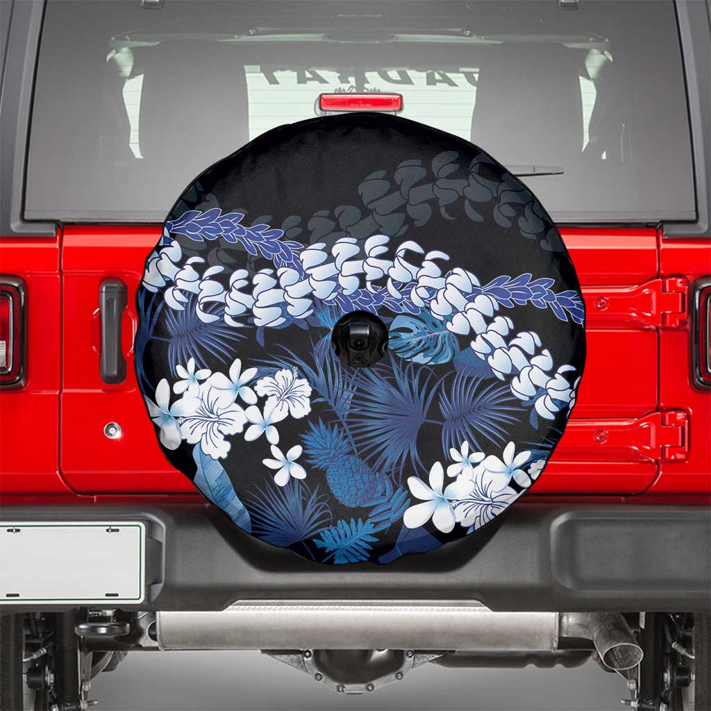 Polu Aloha Hawaii Lei Spare Tire Cover Tropical Flowers Elegant Vibe - Polynesian Pride