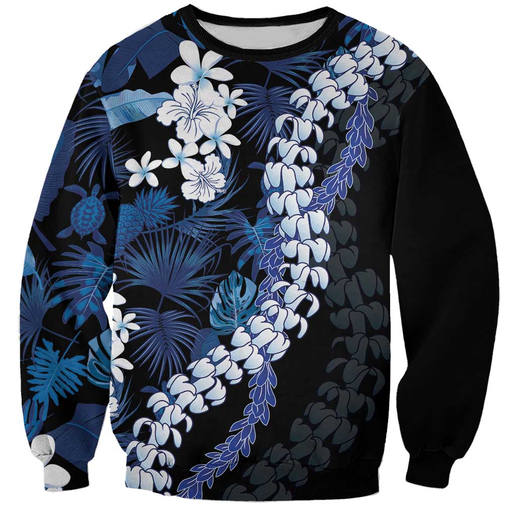 Polu Aloha Hawaii Lei Sweatshirt Tropical Flowers Elegant Vibe - Polynesian Pride