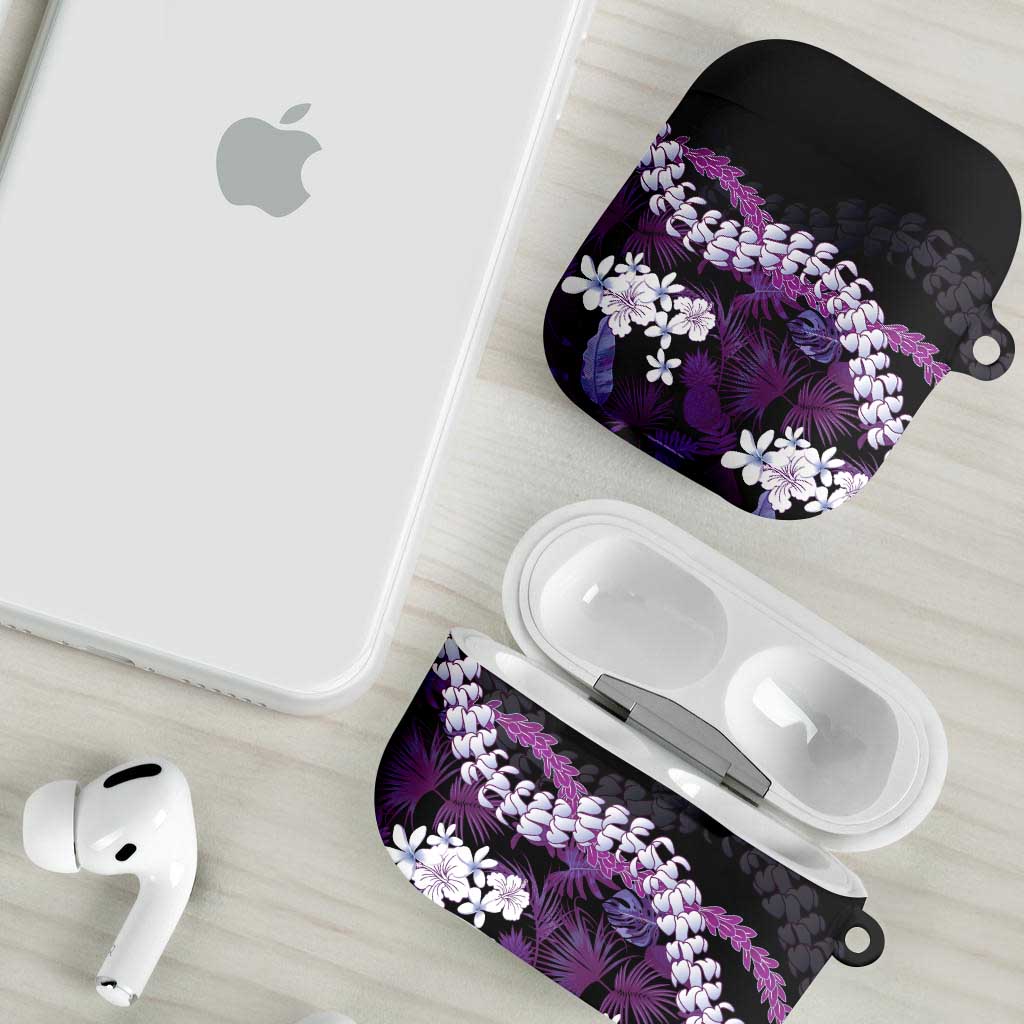 Poni Aloha Hawaii Lei AirPods Case Tropical Flowers Elegant Vibe - Polynesian Pride
