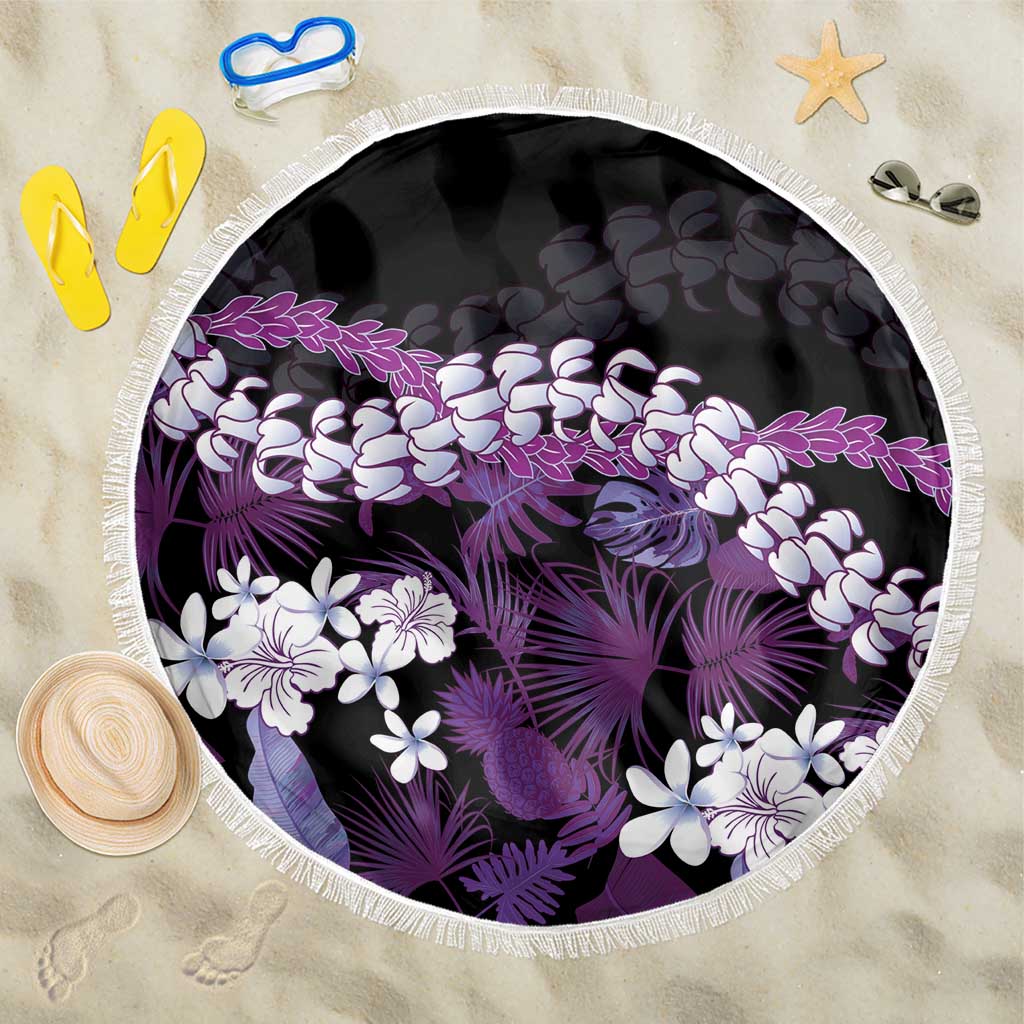 Poni Aloha Hawaii Lei Beach Blanket Tropical Flowers Elegant Vibe - Polynesian Pride