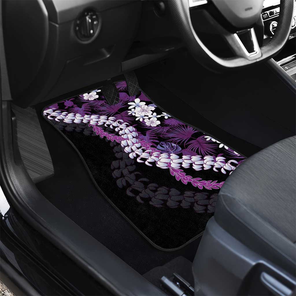 Poni Aloha Hawaii Lei Car Mats Tropical Flowers Elegant Vibe - Polynesian Pride