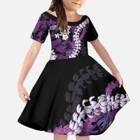 Poni Aloha Hawaii Lei Family Matching Mermaid Dress and Hawaiian Shirt Tropical Flowers Elegant Vibe - Polynesian Pride