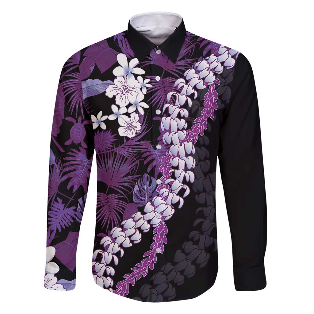 Poni Aloha Hawaii Lei Family Matching Summer Maxi Dress and Hawaiian Shirt Tropical Flowers Elegant Vibe - Polynesian Pride