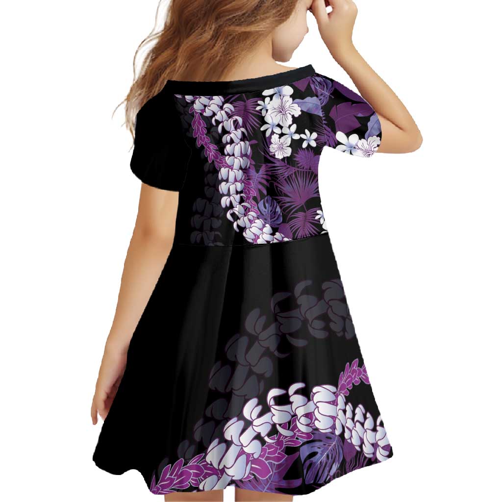 Poni Aloha Hawaii Lei Family Matching Tank Maxi Dress and Hawaiian Shirt Tropical Flowers Elegant Vibe - Polynesian Pride