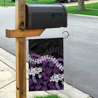 Poni Aloha Hawaii Lei Garden Flag Tropical Flowers Elegant Vibe - Polynesian Pride