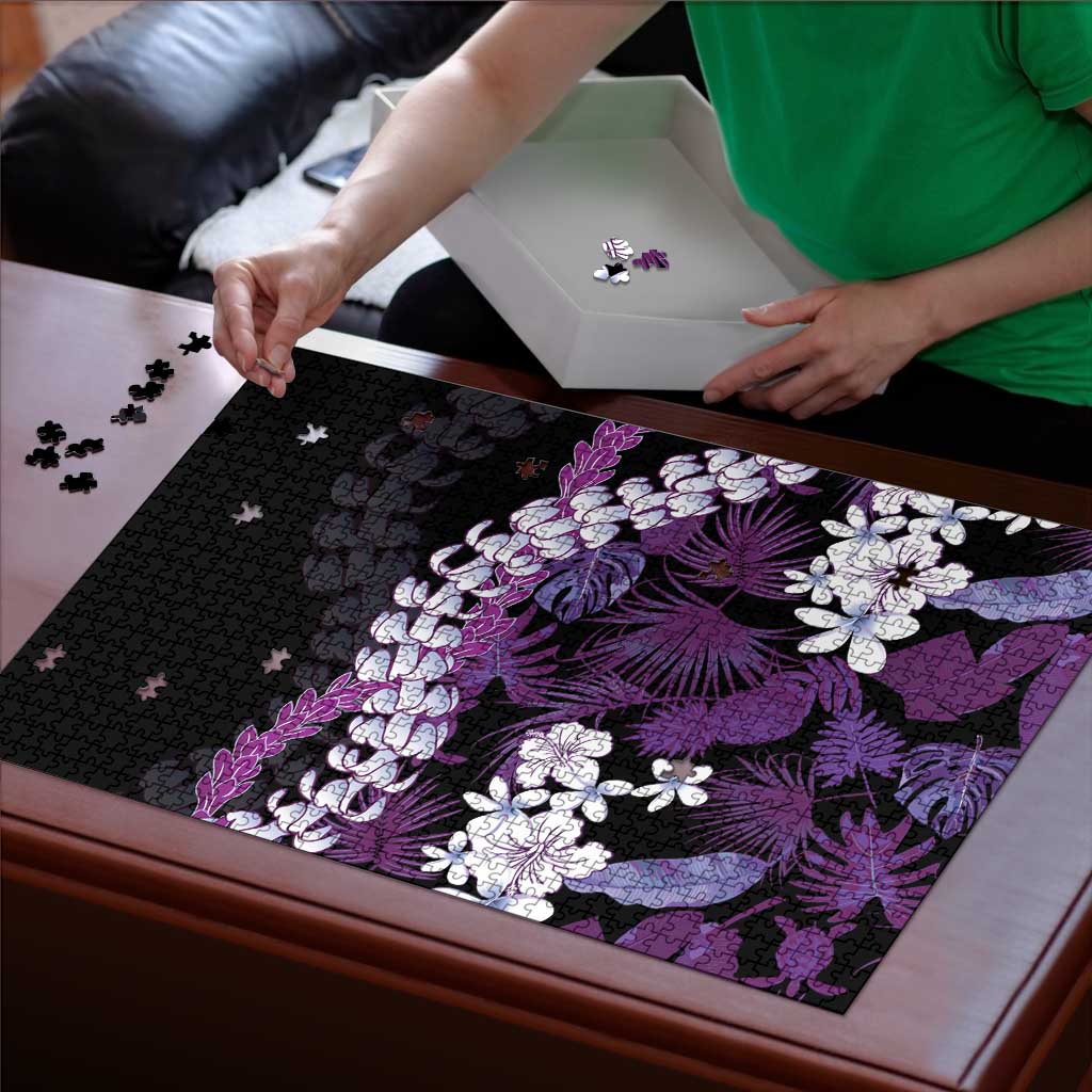 Poni Aloha Hawaii Lei Puzzle Tropical Flowers Elegant Vibe - Polynesian Pride
