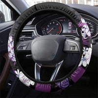 Poni Aloha Hawaii Lei Steering Wheel Cover Tropical Flowers Elegant Vibe - Polynesian Pride