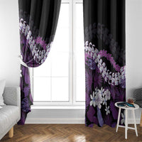 Poni Aloha Hawaii Lei Window Curtain Tropical Flowers Elegant Vibe LT14 - Polynesian Pride