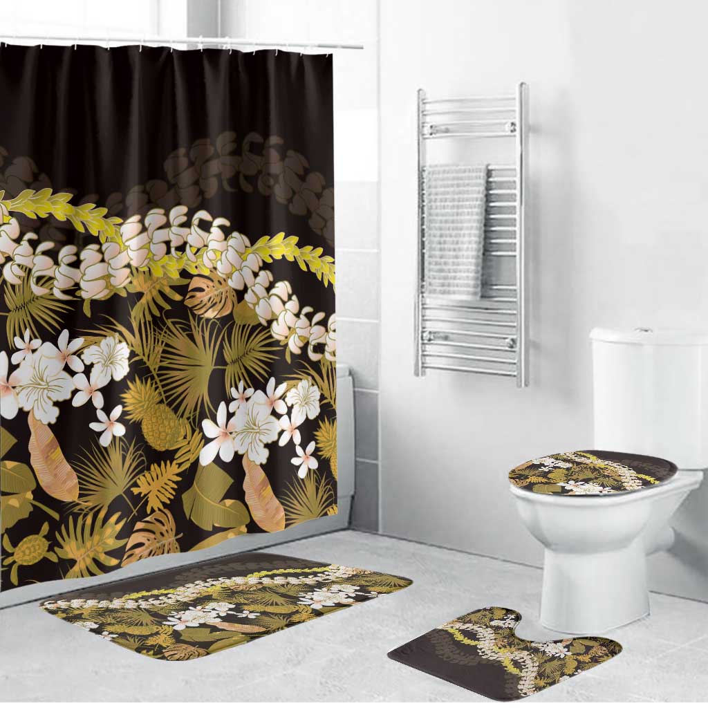 Kula Aloha Hawaii Lei Bathroom Set Tropical Flowers Elegant Vibe - Polynesian Pride