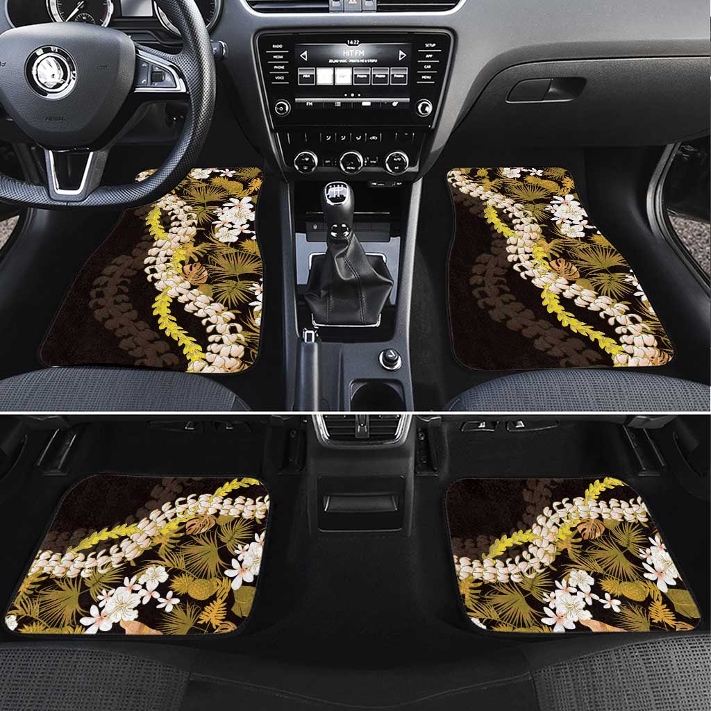 Kula Aloha Hawaii Lei Car Mats Tropical Flowers Elegant Vibe - Polynesian Pride