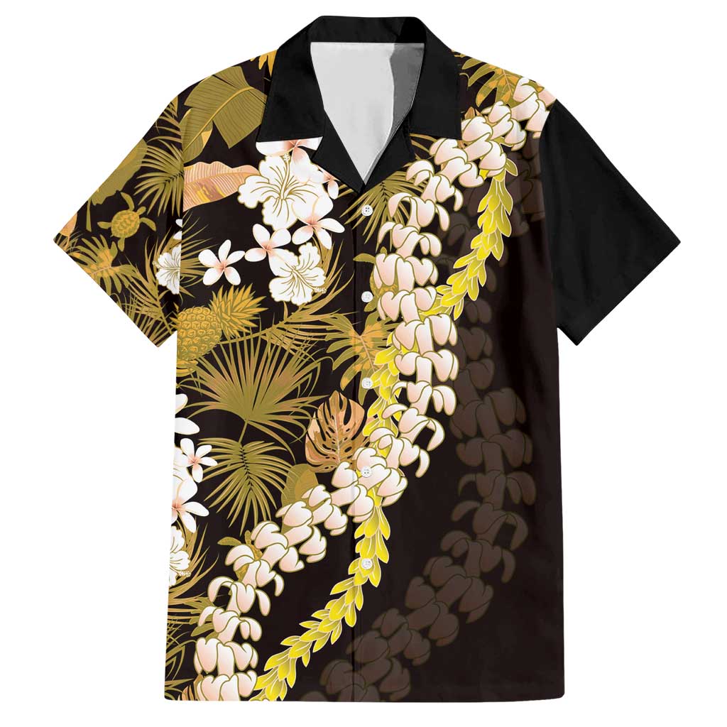 Kula Aloha Hawaii Lei Family Matching Short Sleeve Bodycon Dress and Hawaiian Shirt Tropical Flowers Elegant Vibe - Polynesian Pride