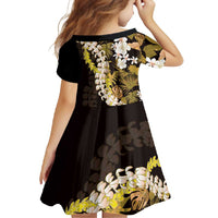 Kula Aloha Hawaii Lei Family Matching Summer Maxi Dress and Hawaiian Shirt Tropical Flowers Elegant Vibe - Polynesian Pride