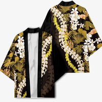 Kula Aloha Hawaii Lei Kimono Tropical Flowers Elegant Vibe - Polynesian Pride