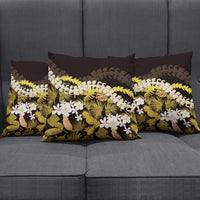 Kula Aloha Hawaii Lei Pillow Cover Tropical Flowers Elegant Vibe - Polynesian Pride