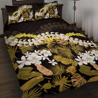 Kula Aloha Hawaii Lei Quilt Bed Set Tropical Flowers Elegant Vibe - Polynesian Pride