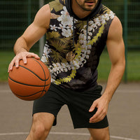 Kula Aloha Hawaii Lei Sleeveless Hoodie Tropical Flowers Elegant Vibe - Polynesian Pride