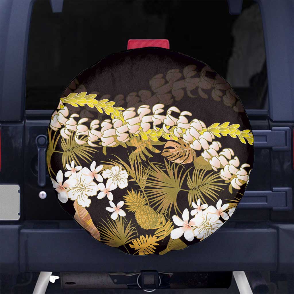 Kula Aloha Hawaii Lei Spare Tire Cover Tropical Flowers Elegant Vibe - Polynesian Pride