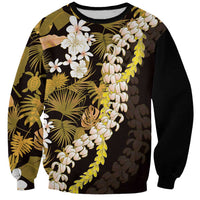 Kula Aloha Hawaii Lei Sweatshirt Tropical Flowers Elegant Vibe - Polynesian Pride