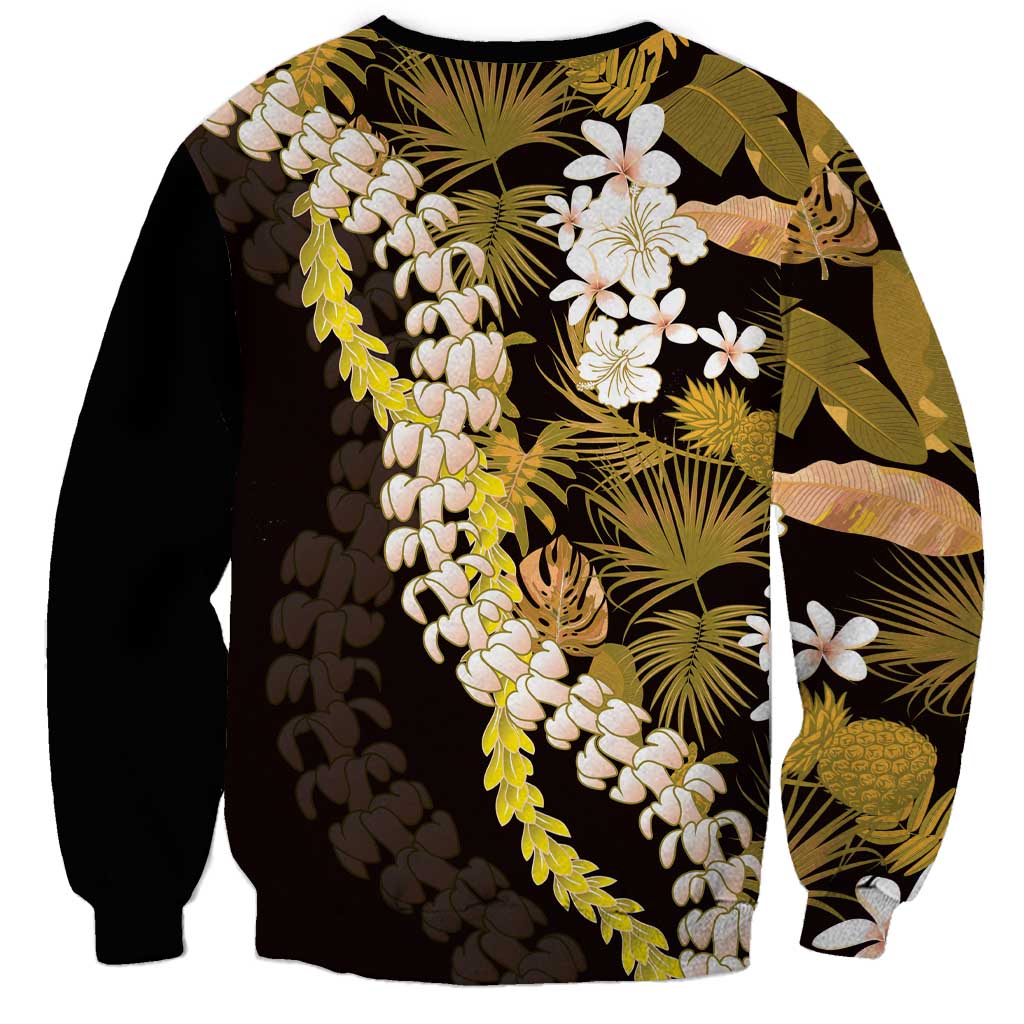Kula Aloha Hawaii Lei Sweatshirt Tropical Flowers Elegant Vibe - Polynesian Pride