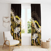 Kula Aloha Hawaii Lei Window Curtain Tropical Flowers Elegant Vibe LT14 - Polynesian Pride